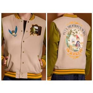 Over the Garden Wall Varsity Jacket Wirt / Greg Green Size M Medium 38-40" Chest